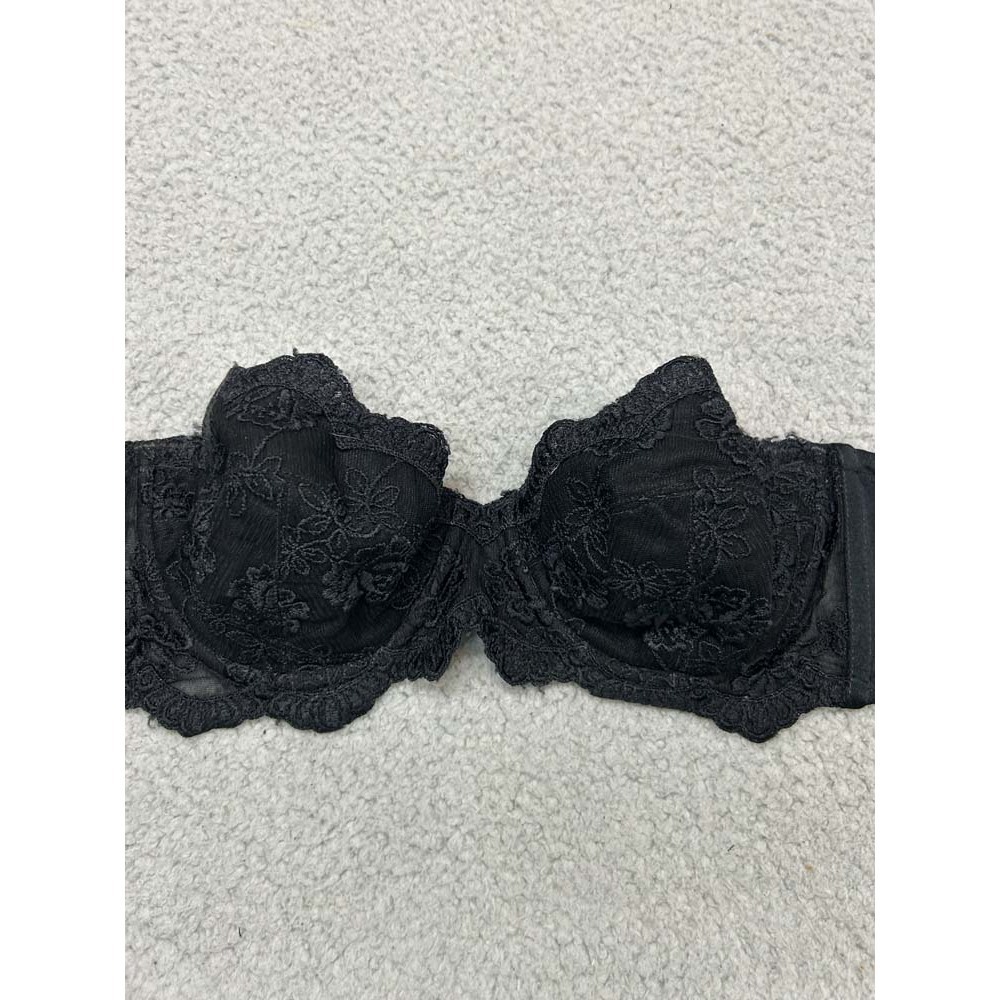 Victoria Secret Bra 34C Strapless Lace Balconette
